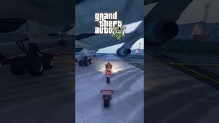 Airplane vs Motorcycle shorts gta gta5 [upl. by Latham]