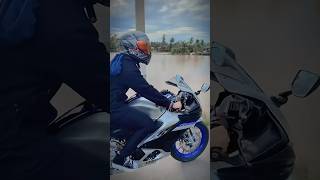 Knock knock whos there￼ fypシ゚viral bikelover yamaha r15m subscribe share bikegirl [upl. by Lias]