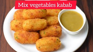 Mix vegetables kebab recipe  hara bhara kebab recipe  By cooking with nilum [upl. by Areehs328]