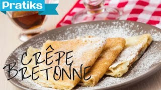 Recette dessert  La crêpe bretonne [upl. by Koy]