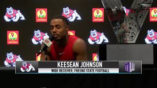 Fresno State Football Keesean Johnson 112418 [upl. by Oisangi280]