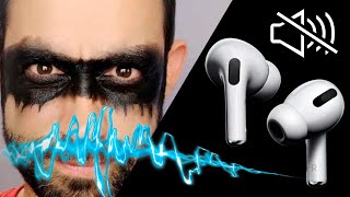 AIRPODS PRO ¿CÓMO funciona la CANCELACIÓN del RUIDO [upl. by Nutsud361]