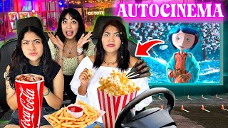 🚘 Fuimos al Autocinema a Ver Coraline y Pasaron Cosas Raras 🍿¡PRIMERA VEZ EN UN CINE SOBRE RUEDAS [upl. by Vi248]