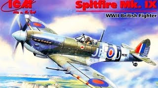 UNBOXING Spitfire MkIX ICM 148 [upl. by Asssilem]