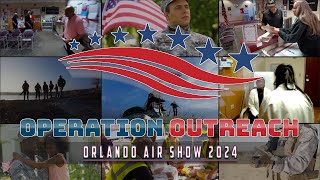 Operation Outreach  Orlando Air Show 2024 [upl. by Aveer]