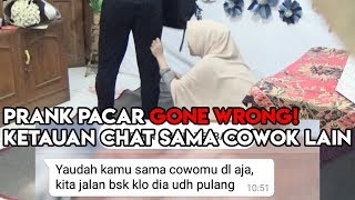 PRANK PACAR REVENGE  KETAUAN CHAT SAMA COWOK LAIN GONE WRONG [upl. by Rodnas]