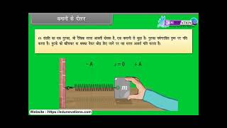 दोलन  NCERT Class 11 PHYSICS  Oscillations  CBSE  NEET  IIT JEE [upl. by Salohcin351]