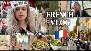 FRENCH Vlog FR  EN Subtitles  restaurant cafe work daily life in France [upl. by Sidwel]