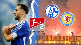 FC SCHALKE 04 VS EINTRACHT BRAUNSCHWEIG HIGHLIGHTS  Schalke bereit für den Aufstieg ⚽️🔵⚪️ [upl. by Mccartan]