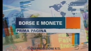 Canale 5  Rubrica quotBorse e Monetequot Tg5 Prima Pagina  18 Gennaio 2010 720p50HD [upl. by Maller]