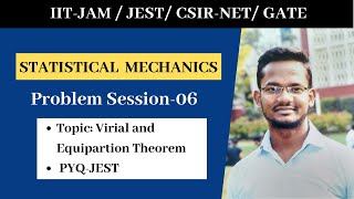 20  PYQ JEST  Problems on Virial and Equipartition Theorem  Part01 [upl. by Raines]