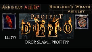 Project Diablo 2 PD2 S8 HC  3rd Paladin Dclone kill D0 day 3 [upl. by Newhall]