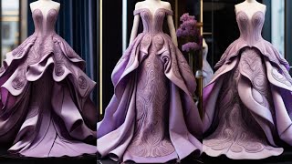 Lilac Dreams Enchanting 🧚‍♀️ Fairytale Lilac Ballgowns 🔮💜 [upl. by Annoik947]