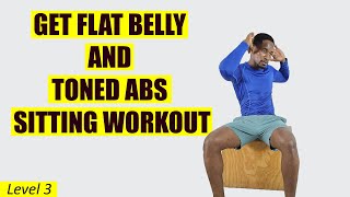 30Minute Sitting Home Workout for Flat Belly and Toned Abs [upl. by Rep]