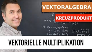 Wie berechne ich das Kreuzprodukt  Die vektorielle Multiplikation einfach erklärt [upl. by Balcer513]