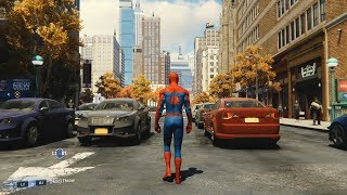 Marvels SpiderMan 2018  Open World Free Roam Gameplay PS4 HD 1080p60FPS [upl. by Ettigdirb]