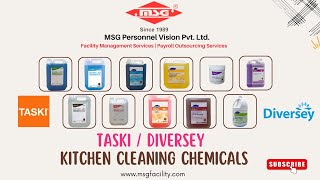 Types of Kitchen Cleaning Chemicals Suma DSeries DiverseyTaski Suma D1 to D10 Chemical Usage [upl. by Euqinitram]