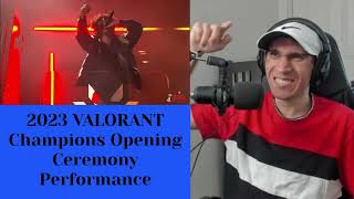 Reacting to 2023 VALORANT Champions Opening Ceremony Performance [upl. by Myron692]