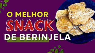 BERINJELA CROCANTE  FAÇA NA AIR FRYER  O melhor snacks [upl. by Anidam]