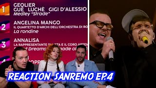 Geolier a Sanremo che SCANDALO Reaction ep4 [upl. by Akerdnuhs]