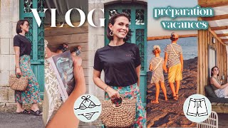 VLOG  préparons les vacances haul TAO Gémo Décathlon  pédicure [upl. by Ecinreb173]