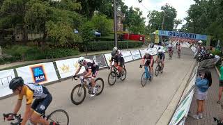 FAST SPRINT AT FINISH┃ Chicago Grit Tour of Lake Ellyn┃ Men Cat 4 [upl. by Ewolram]