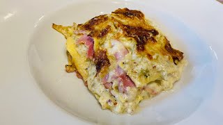 Lasagna con pesto di carciofi besciamella formaggio e prosciutto cotto Deliziosa [upl. by Bela]