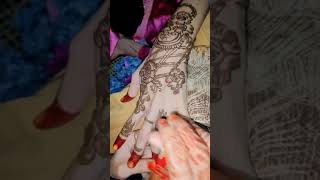 Mehndi design tutorial  Mehndi kaise lagaye tutorial mehndi mehndidesign videocraftingshorts [upl. by Llenehs33]