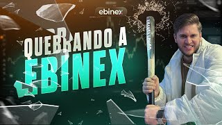 OPÇÕES BINARIAS E CRYPTO 🤑🤑  EBINEX LIVE 🔥 [upl. by Kcyrred]