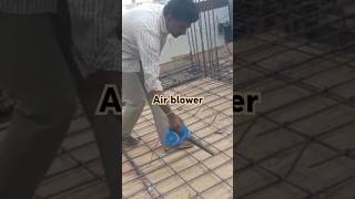 Air blower shortvideo home construction slab cleaning [upl. by Dever]