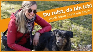 Rückruftraining Hund I NEUER ONLINE KURS  Du rufst da bin ich Auch ohne Leine ein Team [upl. by Ittocs]