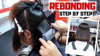 HOW TO REBONDING STEP BY STEP PROCESS  Lolly Isabel [upl. by Natka]