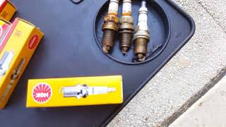 Toyota Spark plug change NGK Echo Vios Yaris Vitz [upl. by Brynn]