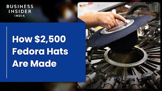 How 2500 Fedora Hats Are Made [upl. by Gittle565]