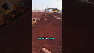 Excavator helps JCB  shorts youtubeshorts jcb [upl. by Dremann311]