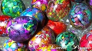 DIY Learn How to Decorate and Color Easter Eggs with Alcohol Inks easter egg ink [upl. by Eisset]