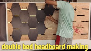 Double bed headboard makingdouble bed saied making [upl. by Anoit]