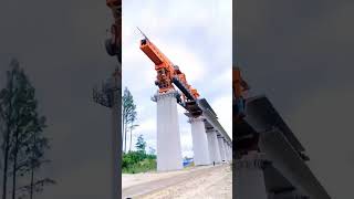 Bridge moving machine  beem loder  havey lod crane [upl. by Imogene]