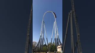 Worlds Fastest Accelerating Roller Coaster  Stealth  Thorpe Park rollercoaster themepark [upl. by Nima]