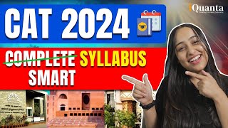 CAT 2024 Complete Syllabus Important Topics EXPLAINED [upl. by Felske]