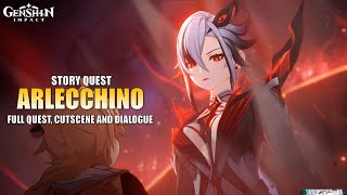 Arlecchino Story Quest Full Playthrough Genshin Impact v46 [upl. by Merrile950]