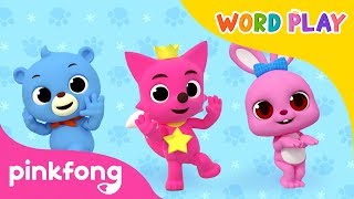 Animal Action  Word Play  Pinkfong Songs for Children [upl. by Tniassuot]