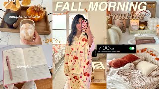 FALL MORNING ROUTINE 🍂 cozy aesthetic productive amp mindful [upl. by Beetner]