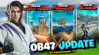 OB 47 UPDATE  TOP15 SHOKING😱 CHANGES  FREE FIRE NEW UPDATE [upl. by Hilario484]