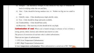 1FY203 L27 Carbonization of coal Beehive coke oven method [upl. by Fiona]