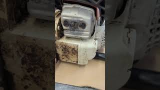 HOW TO REMOVE STIHL CHAINSAW MUFFLER CLIPS shorts donyboy73 ms291 [upl. by Klehm67]