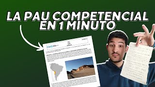 Selectividad competencial explicada en 1 minuto ¿Qué es y cómo será la Pau 2025 [upl. by Ocram451]