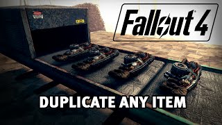 Fallout 4  Duplicate ANY Item Glitch After Patch 17110 IMPROVED Method In The Description [upl. by Morgen]