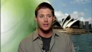 Jensen Ackles on 9am with David And Kim in Australia [upl. by Atinit]