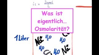 Was ist eigentlich Osmolarität Herstellung einer Kochsalzlösung mit 2 osmolL [upl. by Carmina]